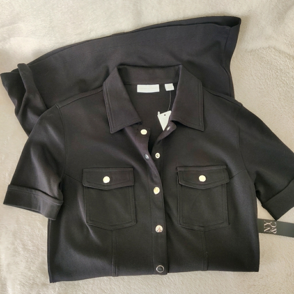 NY&Co Black XS Dress